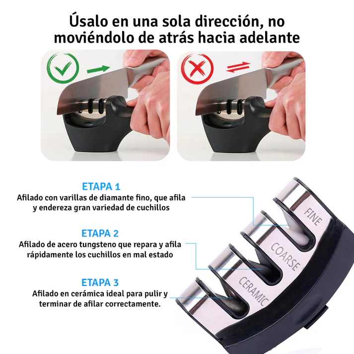 Afilador de Cuchillos Portátil